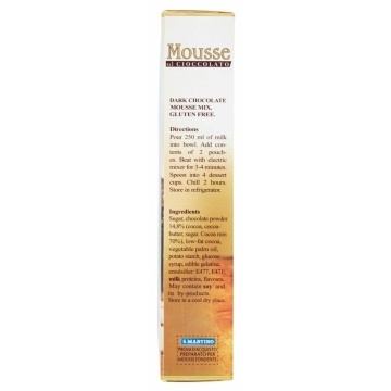 Preparat pentru Mousse de ciocolata fara coacere (fara gluten) (4 portii), S.Martino, 115g - Img 4