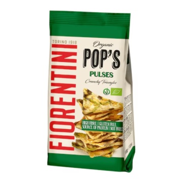 Snack ECO din porumb cu legume crocante (fara zahar, fara gluten, vegan) 80g - Fiorentini