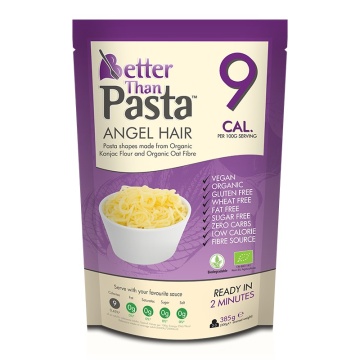 Taietei Angel Hair Eco din Konjac (fara gluten, low carb, keto, vegan) 385g - Better Than Foods
