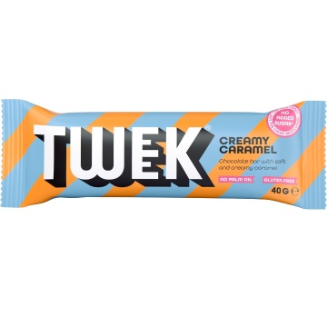 Baton CREAMY CARAMEL (fara zahar, fara gluten) 40g - Tweek