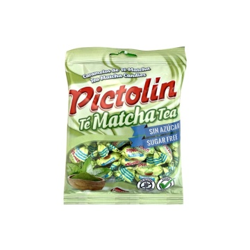 Bomboane dietetice cu Matcha (fara zahar, fara gluten, vegane) 65g - Pictolin