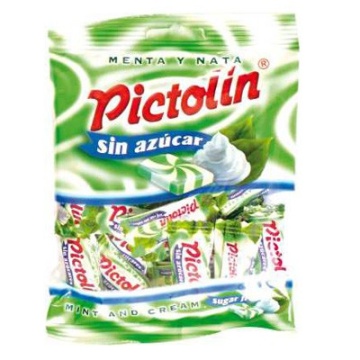 Bomboane dietetice cu menta si frisca (fara zahar, fara gluten) 65g - Pictolin