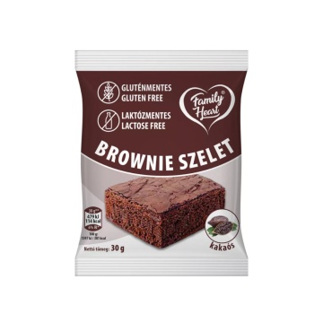 Brownie cu aroma de Cacao (fara gluten, fara lactoza) 30g - Family Heart