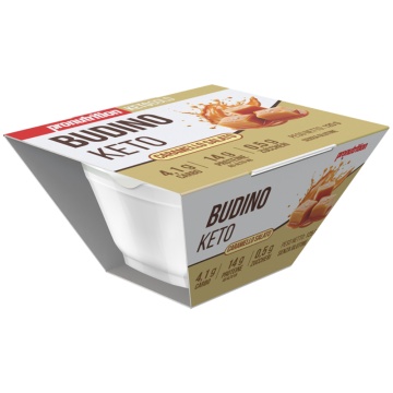 Budinca cu Caramel Sarat KETO (fara gluten, fara zahar, lowcarb) 125g - Pro Nutrition