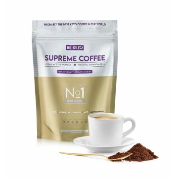 Cafea Keto Supreme Coffee (fara zahar, keto, low carb, vegan, fara gluten) 250g - BE KETO - Img 4