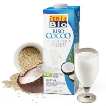 ECO Bautura din orez cu nuca de cocos, fara gluten, Isola Bio 1L - Img 2
