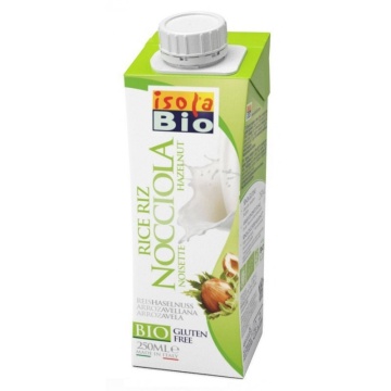 ECO Bautura din orez si alune fara gluten, Isola Bio 250ml - Img 2