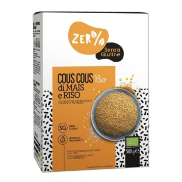 ECO Cous cous din porumb si orez, fara gluten, Fior di Loto 500g