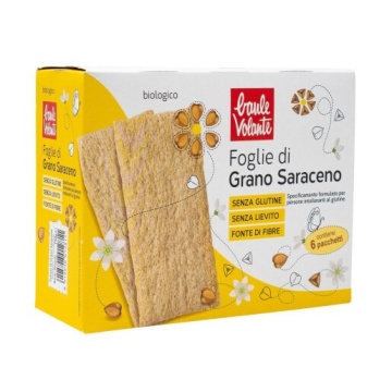 ECO Paine crocanta subtire din hrisca, fara gluten, Baule Volante 120g