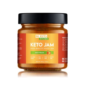 Gem keto cu piersici (fara zahar, fara gluten, cu Stevia) 200g - BE KETO
