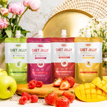 Jeleu Dietetic de Baut cu Konjac si ZMEURA (fara zahar, fara gluten, vegan, keto) 150g - BE KETO - Img 2