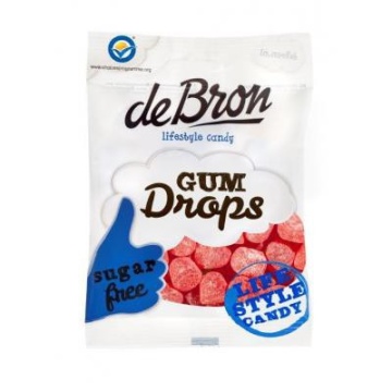 Jeleuri cu aroma de zmeura (fara zahar, fara gluten, fara lactoza) 100g - DeBron