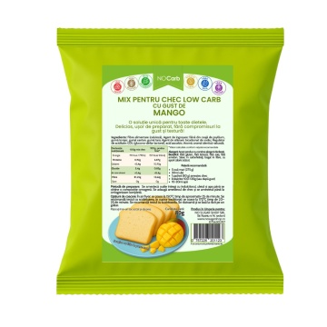 Mix pentru chec cu MANGO (lowcarb, fara zahar, fara gluten, keto) 80g - NoCarb