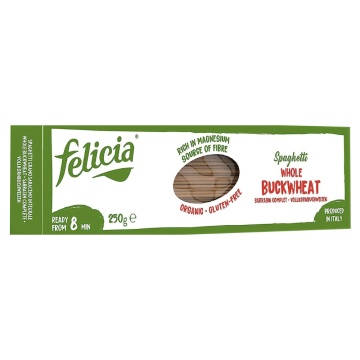 Paste Spaghetti ECO din hrisca integrala (fara gluten) 250g - Felicia
