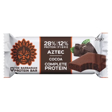 Baton proteic ECO cu cacao (fara zahar, fara gluten, vegan) 50g - The Barbarian Raw Bar