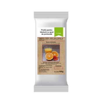 Bautura cu gust de PORTOCALA (lowcarb, fara zahar, fara gluten, KETO) 100g - NoCarb