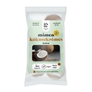 Biscuiti umpluti cu crema de COCOS (fara gluten, vegani) 150g - It's us