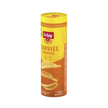 Chipsuri cu paprika (fara gluten, fara ulei de palmier) 170g - Schar