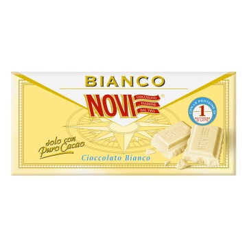 Ciocolata alba (fara gluten) 100g - Novi