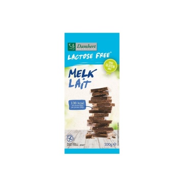 Ciocolata cu Lapte (fara gluten, lactoza) 100g - Damhert
