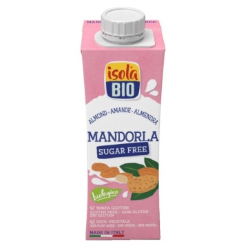 ECO Băutura Bio de migdale, To Go, fara gluten, fara zahar, Isola Bio 250ml - Img 4