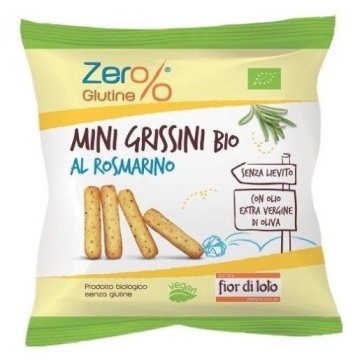 ECO Mini grisine cu rosmarin, fara gluten, fara drojdie, Fior di Loto 30g