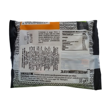 ECO Rondele de orez cu ciocolată neagră si fulgi de cocos, fara gluten, Fior di Loto 33g - Img 3
