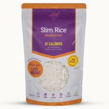 Orez din Konjac fara clatire 200g (vegan, low carb, fara gluten) - Slim Pasta