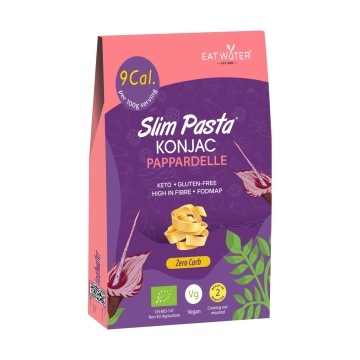 Pappardelle din faina de konjac BIO 270g (vegan, fara carbohidrati, fara gluten, keto) - Slim Pasta