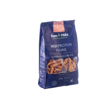 Penne High Protein din naut si mazare galbena (fara gluten) 250g - SamMills - Img 3