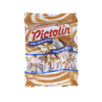 Bomboane dietetice cu Caramel si Frisca (fara gluten. fara zahar) 65g - Pictolin
