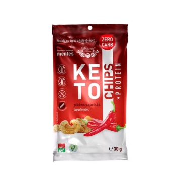 Chipsuri din sorici KETO cu paprika (fara zahar, fara gluten, fara lactoza) 30g - Pannonia