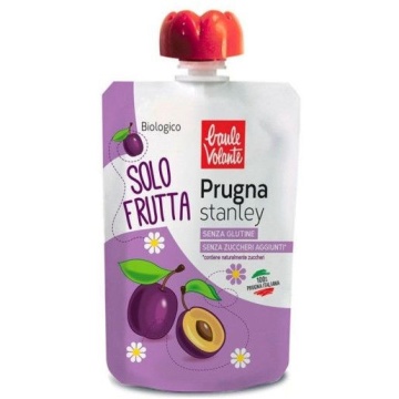 ECO Piure de prune, fara gluten, fara zahar adaugat, Baule Volante 100g
