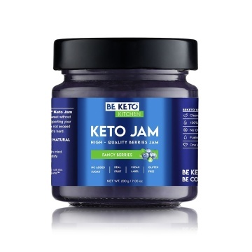 Gem keto cu AFINE (fara zahar, fara gluten, cu Stevia) 200g - BE KETO