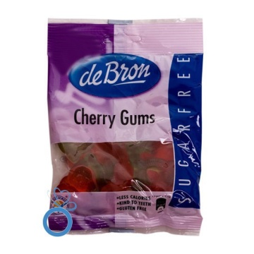 Jeleuri cu aroma de cirese (fara zahar, fara gluten) 90g - DeBron - Img 2