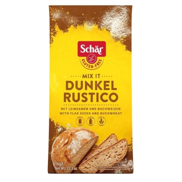 Mix faina pentru paine Rustica (fara gluten, fara lactoza) 1kg - Schar