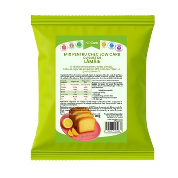 Mix pentru chec cu aroma de LAMAIE (lowcarb, fara zahar, fara gluten, keto) 80g - NoCarb