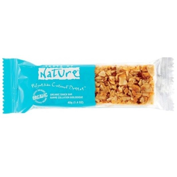 Baton bio cu cocos (fara zahar, gluten, vegan) 40g - Taste of Nature - Img 2
