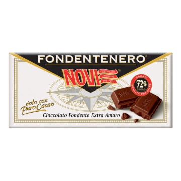 Ciocolata extra neagra72% cacao (fara gluten) 100g - Novi