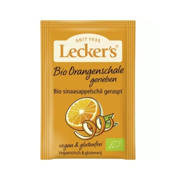 Coaja de portocala ECO macinata ( fara gluten, vegan) 15 g - LECKER'S