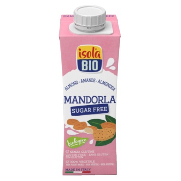 ECO Băutura Bio de migdale, To Go, fara gluten, fara zahar, Isola Bio 250ml