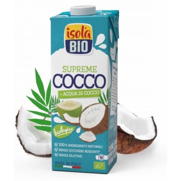 ECO Bautura din nuca de cocos Supreme, fara gluten, Isola Bio 1L - Img 2