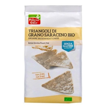 ECO Snack triunghiular din hrisca, fara gluten Finestra Sul Cielo 100g