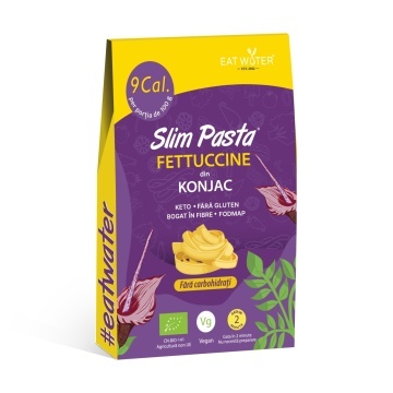 Fettucini din faina de konjac 9kcal. BIO 270g (vegan, fara carbohidrati, fara gluten, keto) - Slim Pasta