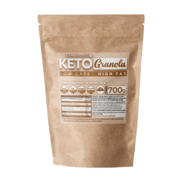Granola KETO (fara zahar, lowcarb) 280g – CambioLabs