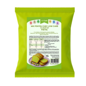 Mix pentru chec cu aroma de FISTIC (lowcarb, fara zahar, fara gluten, keto) 80g - NoCarb