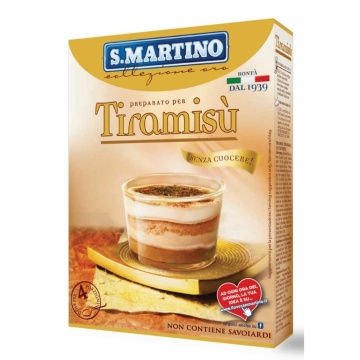Preparat pentru Tiramisu fara coacere (fara gluten) (8 portii), S.Martino, 145g - Img 2