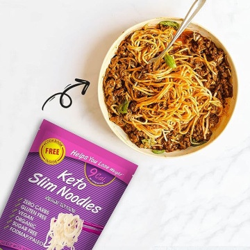 Taietei din faina de konjac BIO 270g (vegan, fara carbohidrati, fara gluten) - Slim Pasta - Img 4