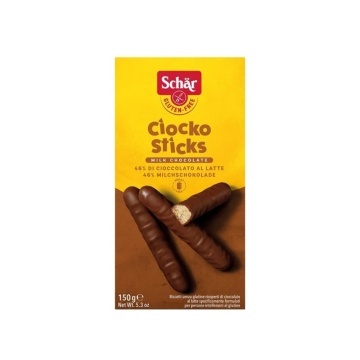 Batoane invelite in ciocolata Ciocko Sticks (fara gluten) 150g - Schar - Img 2