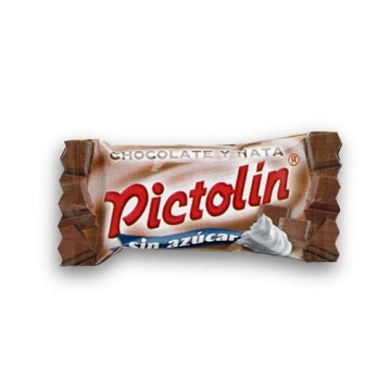 Bomboane dietetice cu gust de ciocolata si frisca (fara zahar, gluten) 65g - Pictolin - Img 2